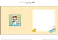 Square Landscape Insert - Bathtub Buddies - Little St Bernard Dog