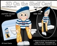 3D On the Shelf Card Kit - La Dame de Pain Clémence is the French Bread Seller