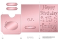 Elegant Metallic 15th Birthday Lottery Wallet Card