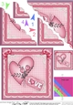 Adorable Hearts - Love Heart - Scallop Corner Stacker