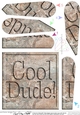 Cool Dude! - Set in Stone Fan Pyramage Topper