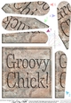 Groovy Chick! - Set in Stone Fan Pyramage Topper