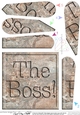 The Boss! - Set in Stone Fan Pyramage Topper