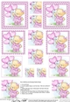 Hunney Bear Rosie has Pretty Balloons - Pyramage sheet