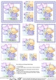Hunney Bear Rosie has Pretty Balloons - Pyramage sheet