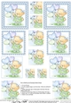 Hunney Bear Rosie has Pretty Balloons - Pyramage sheet