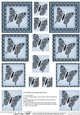 Big Butterfly Pyramage sheet