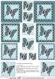 Big Butterfly Pyramage sheet