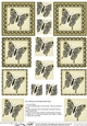 Big Butterfly Pyramage sheet