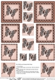 Big Butterfly Pyramage sheet