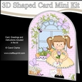 3D Shaped Card Kit - Country Cottage Girlz Liz