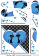 Kool Kats Purrfect Love Fan Pyramage Topper