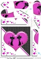 Kool Kats Purrfect Love Fan Pyramage Topper