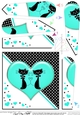 Kool Kats Purrfect Love Fan Pyramage Topper
