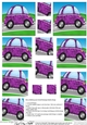 Funky Car with Graffiti - Twisted Pyramage sheet