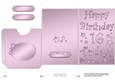 Elegant Metallic 16th Birthday Lottery Wallet Card