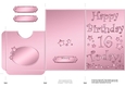 Elegant Metallic 16th Birthday Lottery Wallet Card