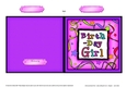 Birthday Girl Cut and Fold Card