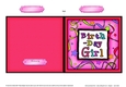 Birthday Girl Cut and Fold Card