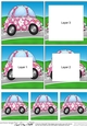 Funky Floral Car Tunnel Topper