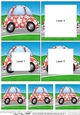 Funky Floral Car Tunnel Topper
