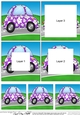 Funky Floral Car Tunnel Topper