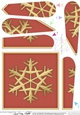 Christmas Snowflake - Fan Pyramage Topper