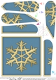 Christmas Snowflake - Fan Pyramage Topper