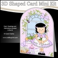 3D Shaped Card Kit - Country Cottage Girlz Suzi