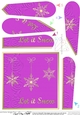 Christmas Snowflakes Fan Pyramage Topper