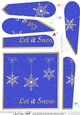 Christmas Snowflakes Fan Pyramage Topper