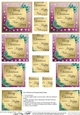 Elegant Christmas Greeting Pyramage sheet
