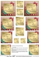 Elegant Christmas Greeting Pyramage sheet