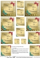 Elegant Christmas Greeting Pyramage sheet
