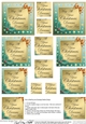 Elegant Christmas Greeting Pyramage sheet