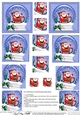 Christmas Santa Snowglobe Twisted Pyramage sheet