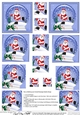 Christmas Santa Snowglobe Twisted Pyramage sheet