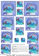 Christmas Frog Snowglobe Twisted Pyramage sheet