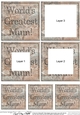 Worlds Greatest Mum! Set in Stone Tunnel Topper