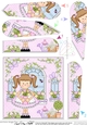 Rose Cottage Girlz Fan Pyramage Topper
