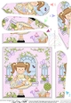 Rose Cottage Girlz Fan Pyramage Topper