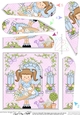 Rose Cottage Girlz Fan Pyramage Topper