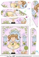 Rose Cottage Girlz Fan Pyramage Topper