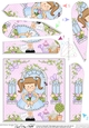 Rose Cottage Girlz Fan Pyramage Topper