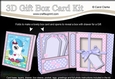 3D Cute Little Pony Gift Box Card Kit 3d Decoupage