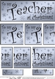 To my Teacher at Christmas DL side stacker Topper
