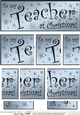To my Teacher at Christmas DL side stacker Topper