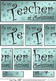 To my Teacher at Christmas DL side stacker Topper