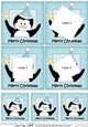 Cute Christmas Penguin - Twisted Tunnel Topper