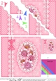 A Touch of Elegance Flowers Pearls and Lace Scalloped Corner Stacker